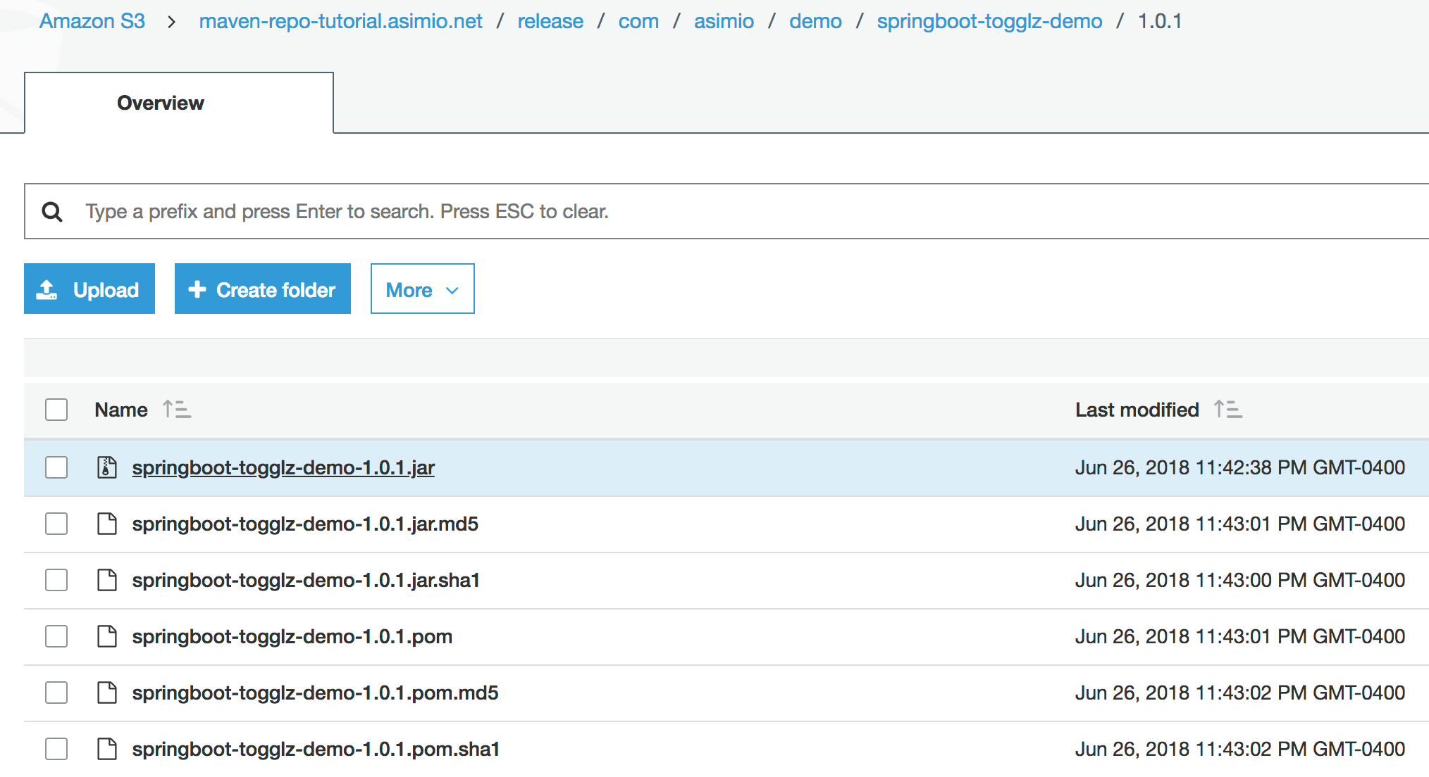 Deploying a Maven release artifact to an AWS S3 Bucket