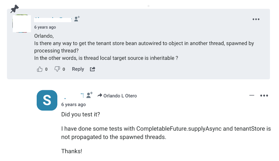 Multi-tenancy - ThreadLocalTargetSource and Async Requests